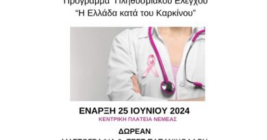 Δωρεάν μαστογραφία και τεστ Παπ
