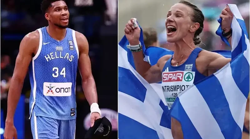 Αντετοκούνμπο και Ντρισμπιώτη στην τελετή έναρξης