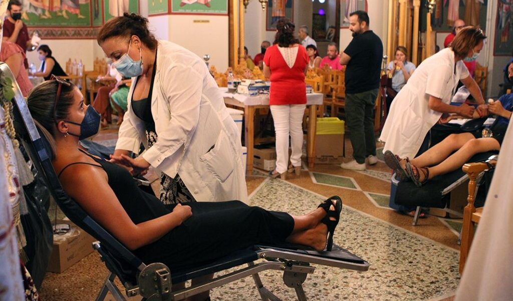 Νεμέα: Εθελοντική Αιμοδοσία στον Ιερό Ναό Ευαγγελισμού Θεοτόκου