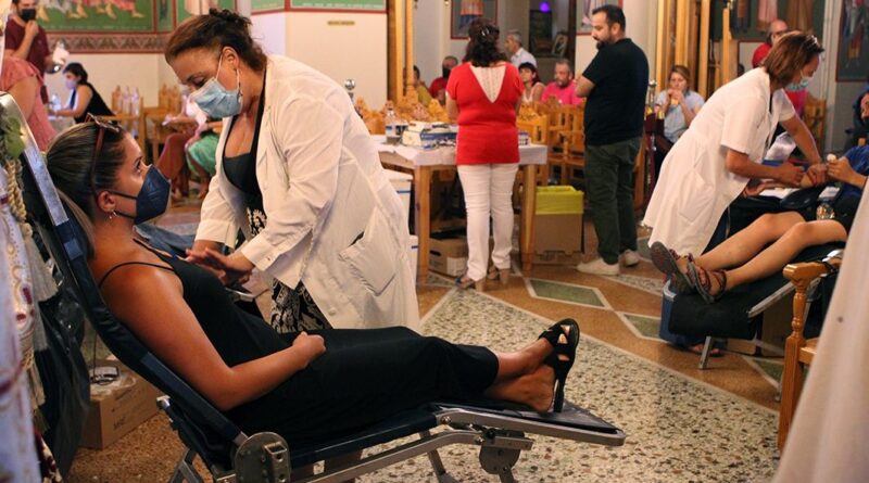 Νεμέα: Εθελοντική Αιμοδοσία στον Ιερό Ναό Ευαγγελισμού Θεοτόκου