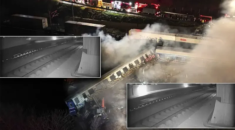 Τέμπη: Έφοδος της Αστυνομίας στα γραφεία της εταιρίας που είχε τα video του εμπορικού τρένου