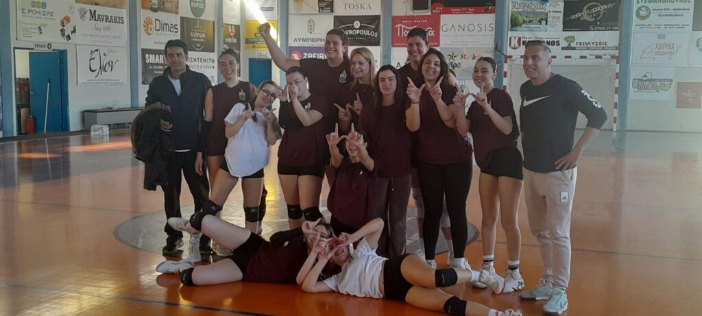 Πρωταθλήτρια Πελοποννήσου η ομάδα κορασίδων βόλεϊ του ΓΕΛ Νεμέας