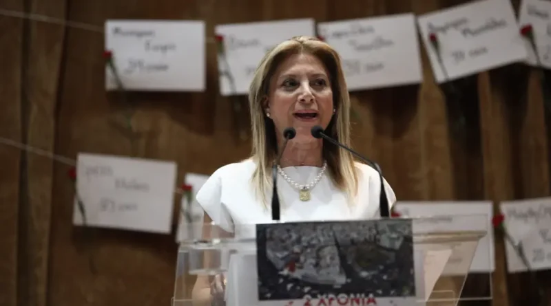 Τέμπη: Η συγκλονιστική ομιλία της Μαρίας Καρυστιανού στη κατάμεστη αίθουσα του Παντείου