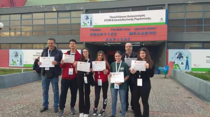 Χρυσό βραβείο στον Πανελλήνιο Διαγωνισμό Ρομποτικής στο 2ο Γυμνάσιο Ξυλοκάστρου