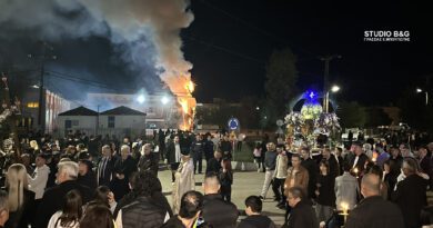 Η περιφορά του Επιταφίου στη Νέα Κίο και το κάψιμο του Βαραβά