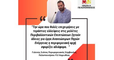 Σιάτος: Θολές επιχειρήσεις ζητούν άδειες για ενεργειακά έργα στην Πελοπόννησο