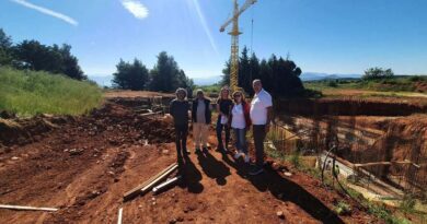 Συνεχίζονται οι εργασίες στο έργο ανέγερσης κτιρίου πολλαπλών χρήσεων στο Αστεροσκοπείο Κρυονερίου