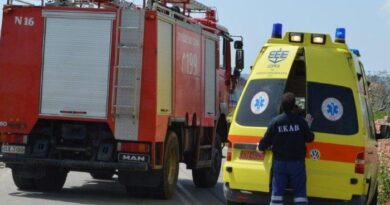 Απεγκλωβισμός άνδρα που καταπλακώθηκε από δέντρο στην Αλωνίσταινα Αρκαδίας