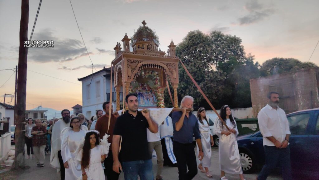 Η σύναξη όλων των Αγίων της Αργολίδας στο Αργολικό
