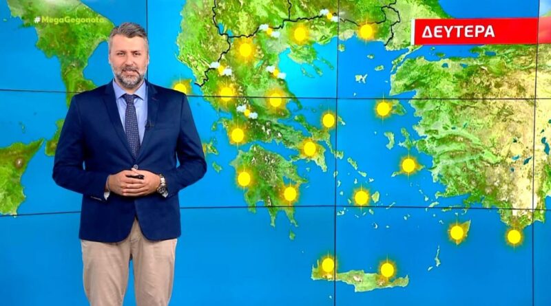 Καλλιάνος: Στους 38 βαθμούς ο υδράργυρος τη Δευτέρα