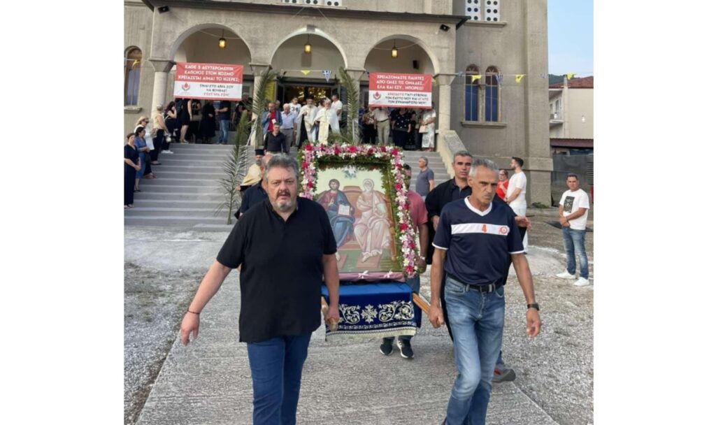 Με λαμπρότητα ο εορτασμός της Αγίας Τριάδος στη Νεμέα