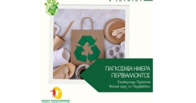 5 Ιουνίου 2025 Παγκόσμια Ημέρα Περιβάλλοντος – Επιλέγουμε Φιλικά προς το Περιβάλλον Προϊόντα