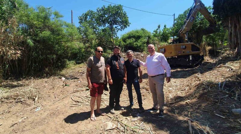 Καθαρισμός ρεμάτων στην Τ.Κ. Αγίου Βασιλείου Κορινθίας από την Περιφέρεια Πελοποννήσου
