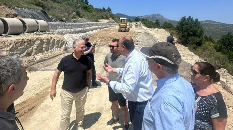 Περιφερειάρχης Δημήτρης Πτωχός στην Κορινθία για έργα υποδομής, ανάπλασης και προστασίας άνω των 10 εκατ. ευρώ