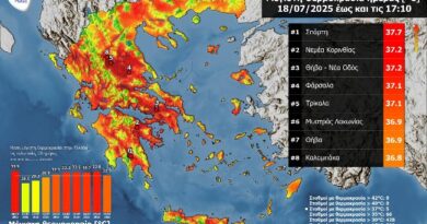 Κορινθία: «Ψήθηκε» η Νεμέα - Ξεπέρασε τους 37°C ο υδράργυρος στις 18 Ιουλίου