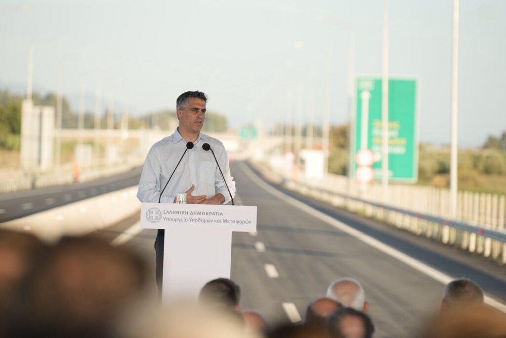 Παράδοση στην κυκλοφορία του Αυτοκινητόδρομου Πάτρα – Πύργος, στο τμήμα Πύργος – Αλισσός