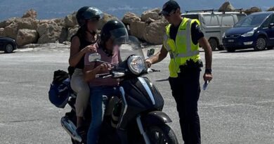 Εβδομαδιαίος απολογισμός δράσεων της Εκστρατείας «Μηδενική ανοχή στη μη χρήση κράνους» στην Περιφέρεια Πελοποννήσου