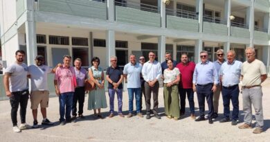 Επίσκεψη Χρίστου Δήμα στα έργα ανακαίνισης 11 σχολείων της Κορινθίας στο  πλαίσιο του Προγράμματος «Μαριέττα Γιαννάκου»