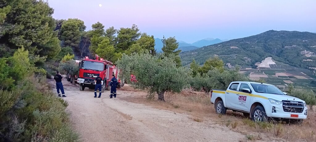 Συνελήφθη 27χρονος Γερμανός που προκάλεσε πυρκαγιά στην Αρχαία Νεμέα