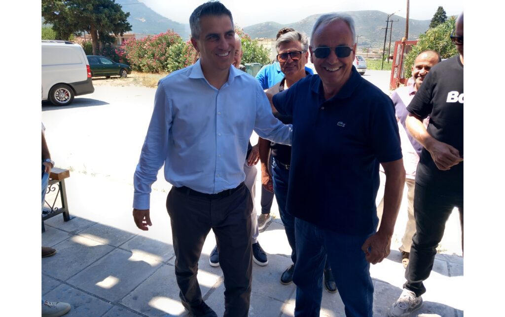 Αυτοψία του Υπουργού Χρίστου Δήμα στη Νεμέα για την ανακαίνιση του Γυμνασίου του Προγράμματος “Μαριέττα Γιαννάκου”