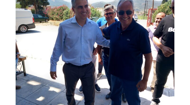 Αυτοψία του Υπουργού Χρίστου Δήμα στη Νεμέα για την ανακαίνιση του Γυμνασίου του Προγράμματος “Μαριέττα Γιαννάκου”