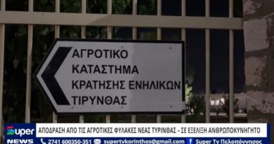 Απόδραση από τις Αγροτικές Φυλακές Νέας Τίτυνθας