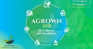 Αγροδιατροφικό Συνέδριο AGROWN: «Η επόμενη γενιά του Αγροδιατροφικού Κλάδου»