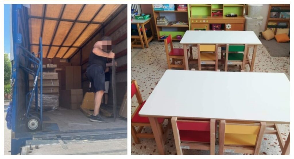 Τρία σχολεία της Νεμέας παρέλαβαν ολοκαίνουργιο υλικοτεχνικό εξοπλισμό