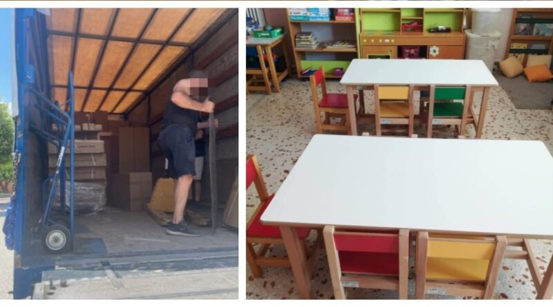 Τρία σχολεία της Νεμέας παρέλαβαν ολοκαίνουργιο υλικοτεχνικό εξοπλισμό