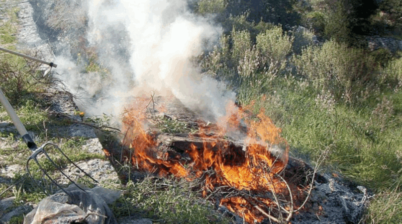 Νεμέα: Πρόστιμο 1.875 ευρώ για φωτιά σε οικόπεδο