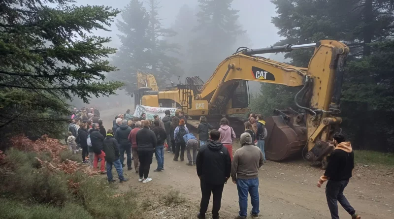 Μεγάλη συγκέντρωση ενάντια στις ανεμογεννήτριες στον Κοσμά Κυνουρίας