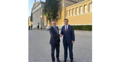 Συνάντηση του Υπουργού Υποδομών και Μεταφορών Χρίστου Δήμα με τον Αναπληρωτή Υπουργό Εξωτερικών των ΗΠΑ Michael Rigas