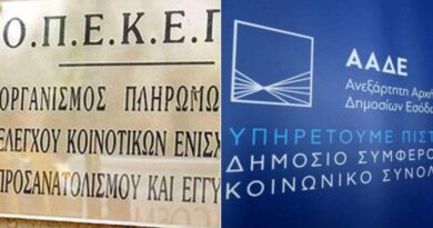 Σε δημόσια διαβούλευση τέθηκε το νομοσχέδιο για τη μετάβαση του ΟΠΕΚΕΠΕ στην ΑΑΔΕ – Τρεις μεγάλες αλλαγές