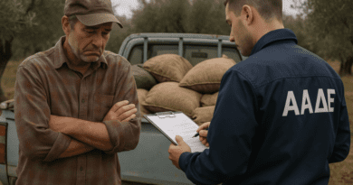 Κορινθία: Πρόστιμα της ΑΑΔΕ στους ελαιοπαραγωγούς 5000 € για έλλειψη ψηφιακού δελτίου αποστολής