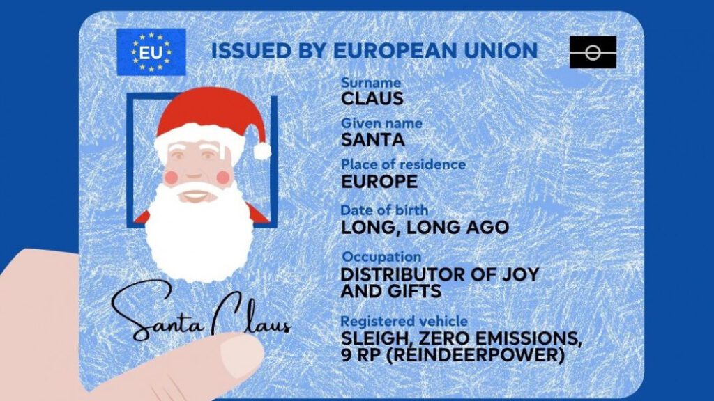 Το Ευρωκοινοβούλιο έβγαλε… ταυτότητα στον Άγιο Βασίλη λόγω Σένγκεν