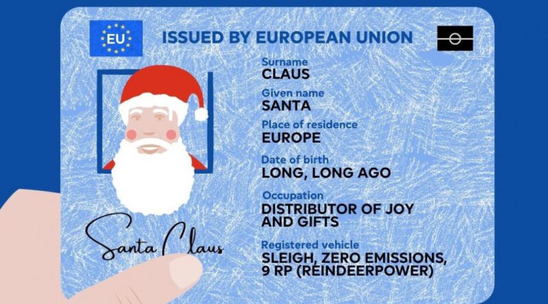 Το Ευρωκοινοβούλιο έβγαλε… ταυτότητα στον Άγιο Βασίλη λόγω Σένγκεν