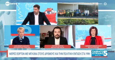 Διαμάντω Μανωλάκου: Ο αγώνας των αγροτών είναι υπέρ του λαού