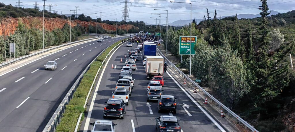 Κυκλοφοριακές ρυθμίσεις λόγω αγροτικών κινητοποιήσεων στον κόμβο Αρχαίας Νεμέας