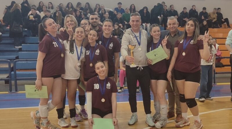 Πρωτιά στο βόλεϊ για την ομάδα κοριτσιών του Γενικού Ενιαίου Λυκείου Νεμέας