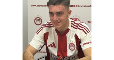 Ο Πέτρος Πιέρρος ποδοσφαιριστής της Κ17 του Ολυμπιακού
