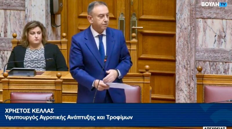 Χρ. Κέλλας στη Βουλή- Δεν υπάρχει εγκεκριμένο εμβόλιο κατά της ευλογιάς στην ΕΕ -VIDEO