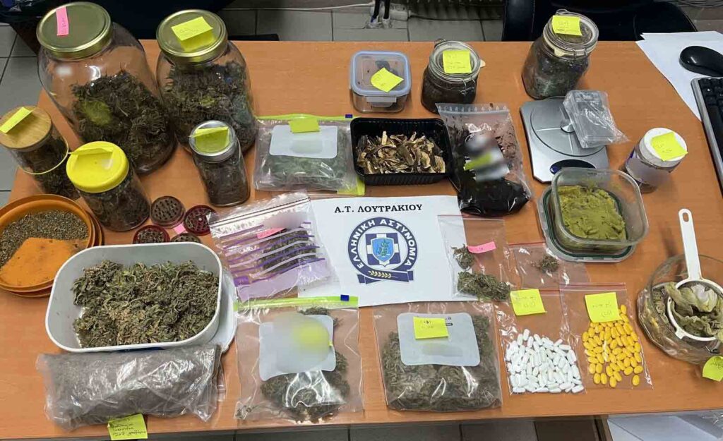 Συνελήφθη 1 άτομο για ναρκωτικά στο Λουτράκι