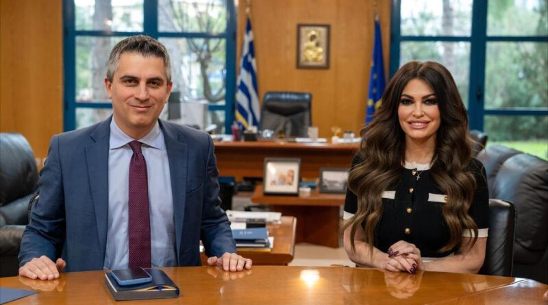 Συνάντηση εργασίας Χρίστου Δήμα με την Πρέσβη των ΗΠΑ στην Ελλάδα Kimberly Guilfoyle