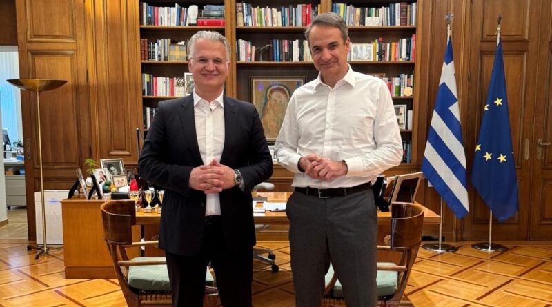 Αναπτυξιακές προτεραιότητες για την Πελοπόννησο στη συνάντηση Περιφερειάρχη Δημ. Πτωχού με τον Πρωθυπουργό Κυριάκο Μητσοτάκη