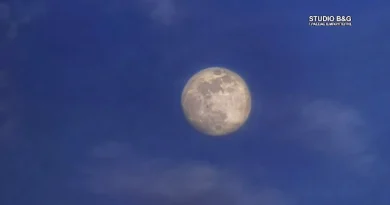 Η Πανσέληνος του Φεβρουαρίου πάνω από το χειμωνιάτικο Ναύπλιο