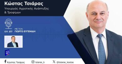 Κώστας Τσιάρας: Στόχος μας ξαναχτίσουμε καλύτερα συνολικά την ελληνική κτηνοτροφία