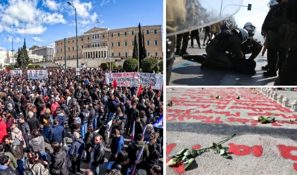 Tραγωδία στα Τέμπη: Συγκεντρώσεις για τα τρία χρόνια – Επεισόδια και ένταση σε Αθήνα και Θεσσαλονίκη