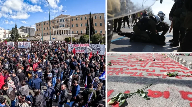 Tραγωδία στα Τέμπη: Συγκεντρώσεις για τα τρία χρόνια – Επεισόδια και ένταση σε Αθήνα και Θεσσαλονίκη