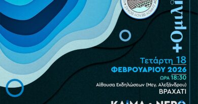 «+Ομιλίες»: Κλίμα & Νερό σε έναν Μεταβαλλόμενο Κόσμο