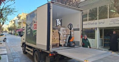 Η Ιερά Μεγίστη Μονή Βατοπαιδίου προσέφερε 1200 κιλά κοτόπουλα εν όψει του Πάσχα στη «Θεοπροσφορά»